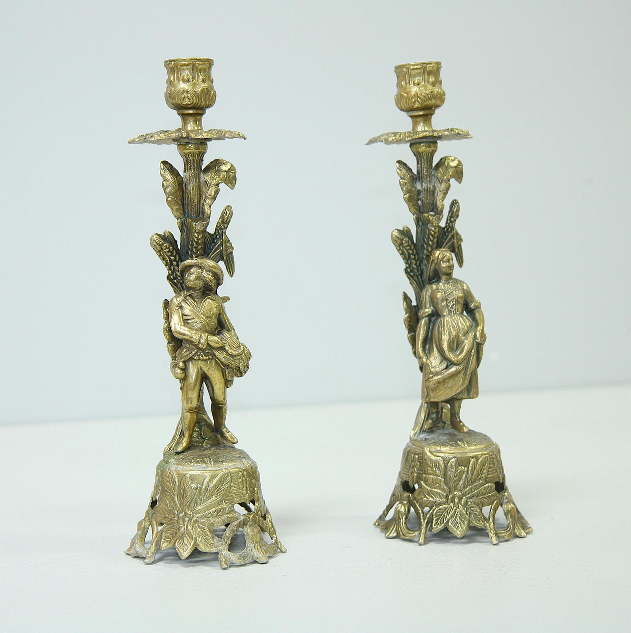 LJUSSTAKAR, ett par, 1900-tal.