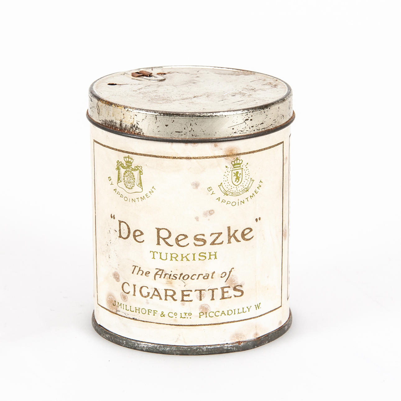 de reszke cigarette tin ART DECO 
