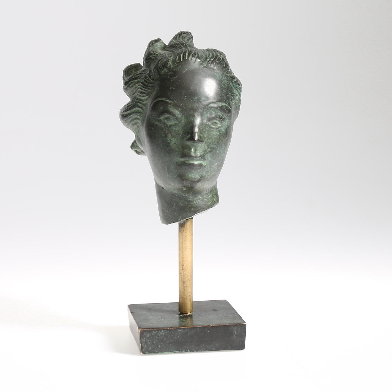 CARL MILLES. EFTER. Skulptur, grönpatinerad brons, 1900-talets andra hälft.