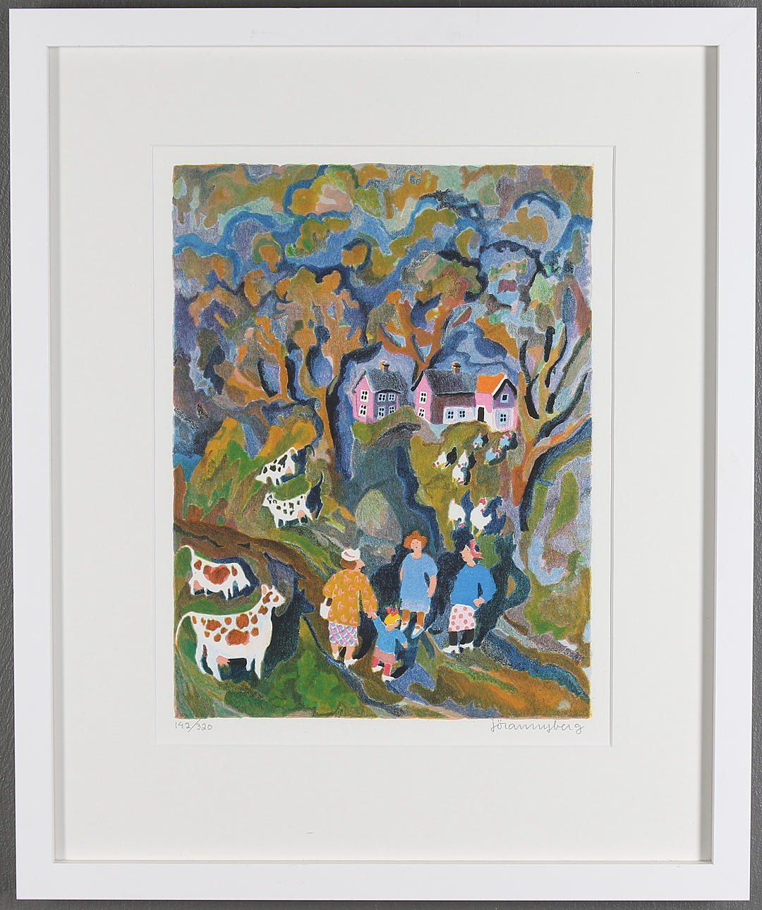 JÖRAN NYBERG. Litografi, signerad och numrerad 142/320.