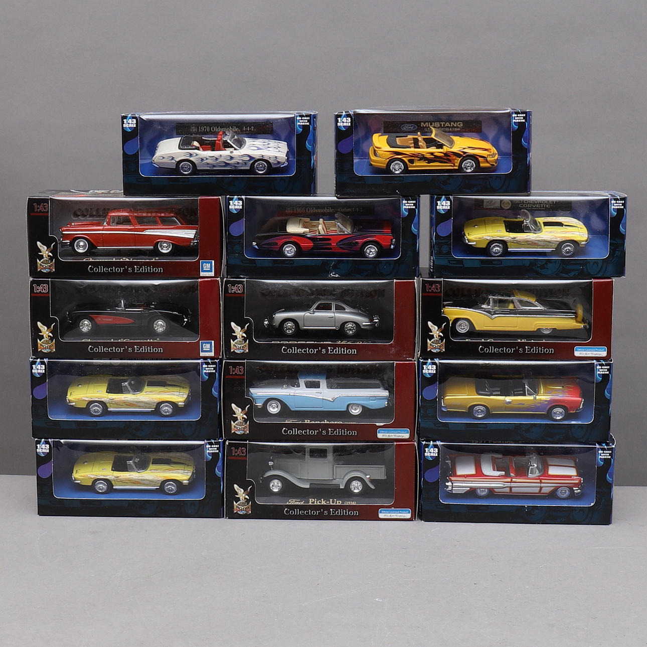 Atlas-Dinky Toys - 1:43 - 10 modèles: Lincoln, simca, Ford