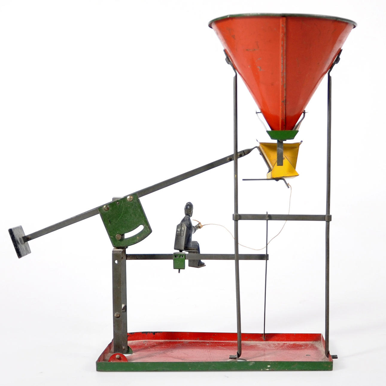 WOLVERINE AUTOMATISK SANDKRAN ANTIK BLIKLEGETØJ 1916.