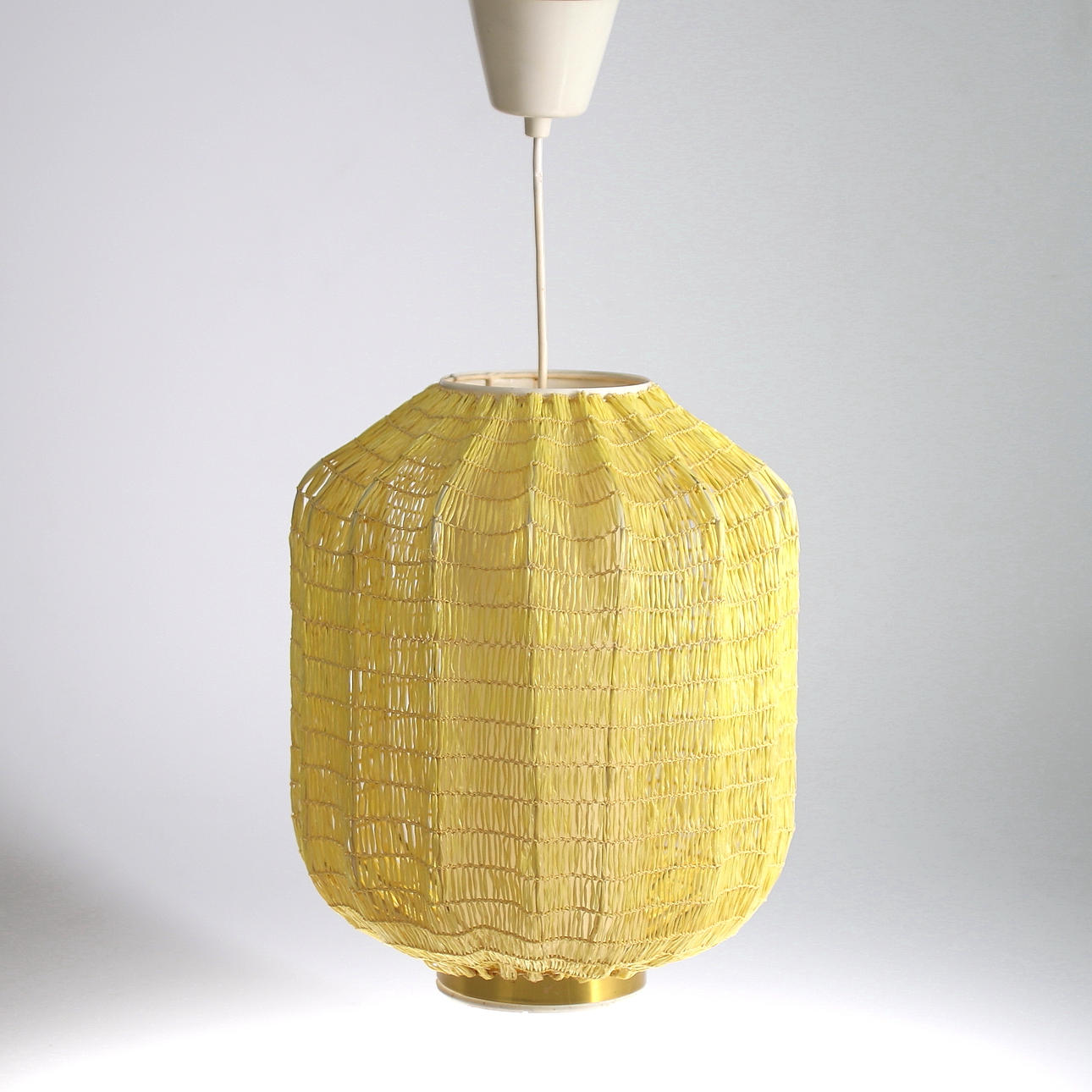 TAKLAMPA, gul, 1950-tal.