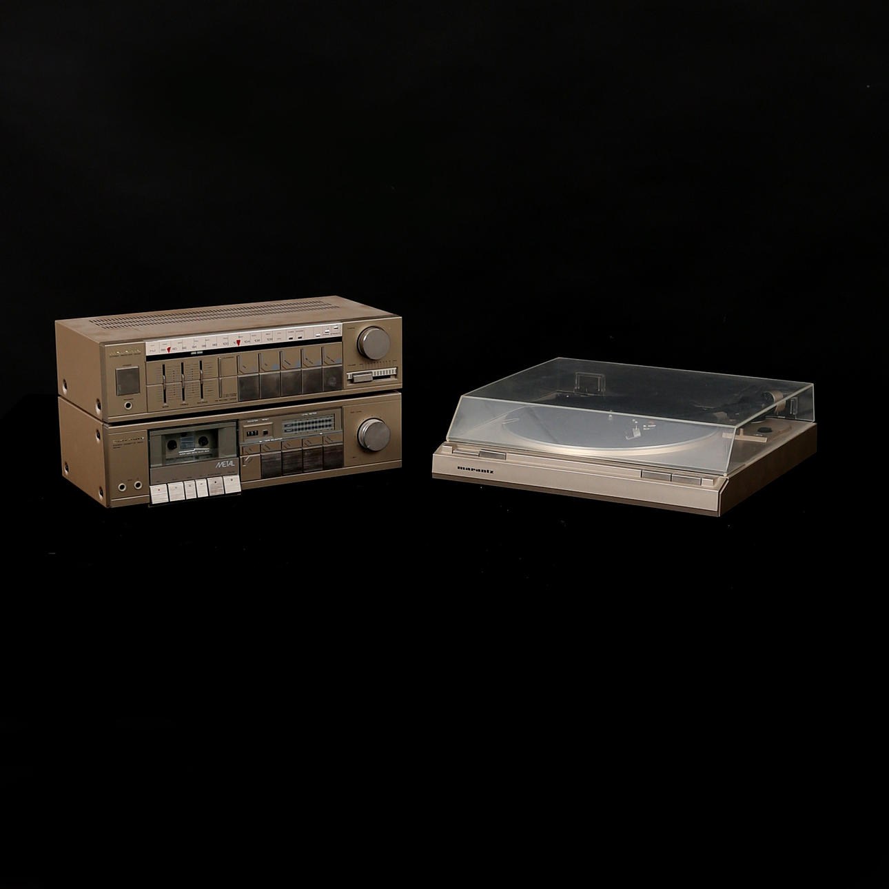 MARANTZ, HiFi system, 3 dlr. 1970s.