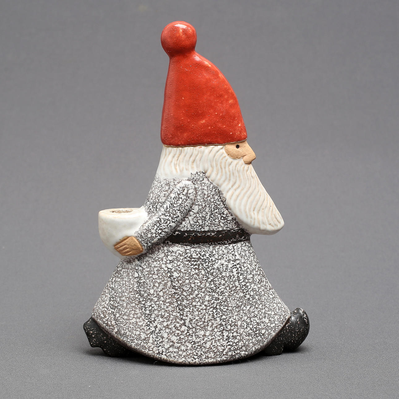 LISA LARSON, candlestick, Santa, signed, K-studion, Gustavsberg.