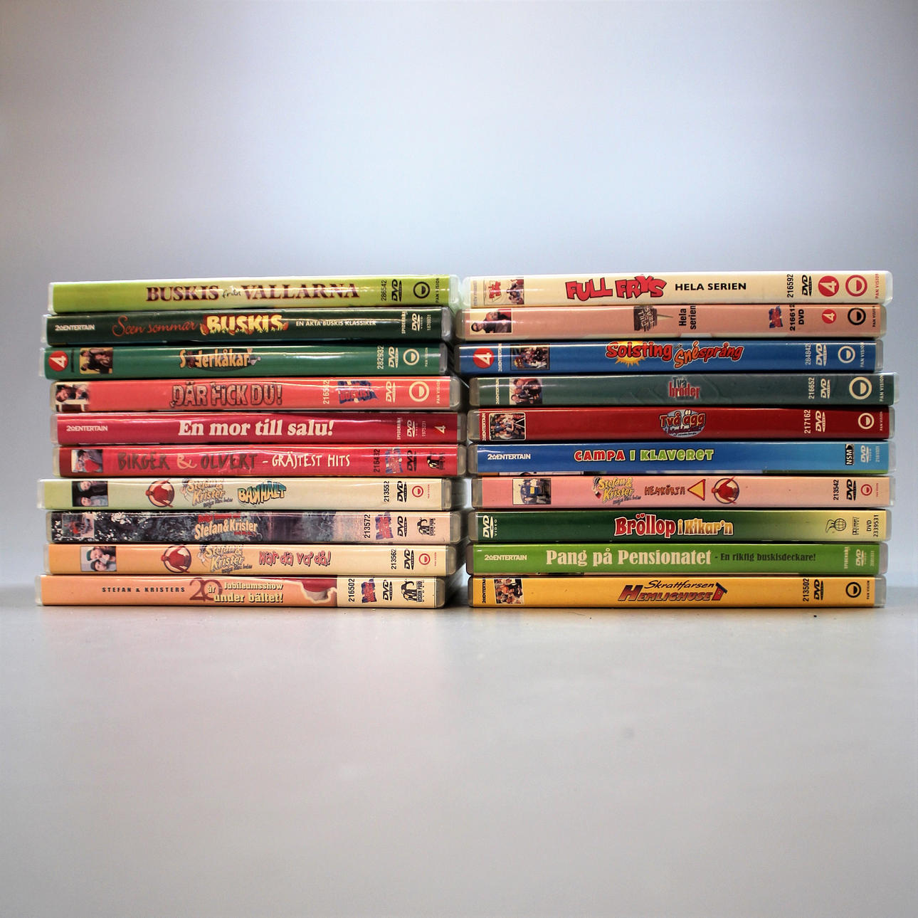 DVD filmer 20 stycken buskis.