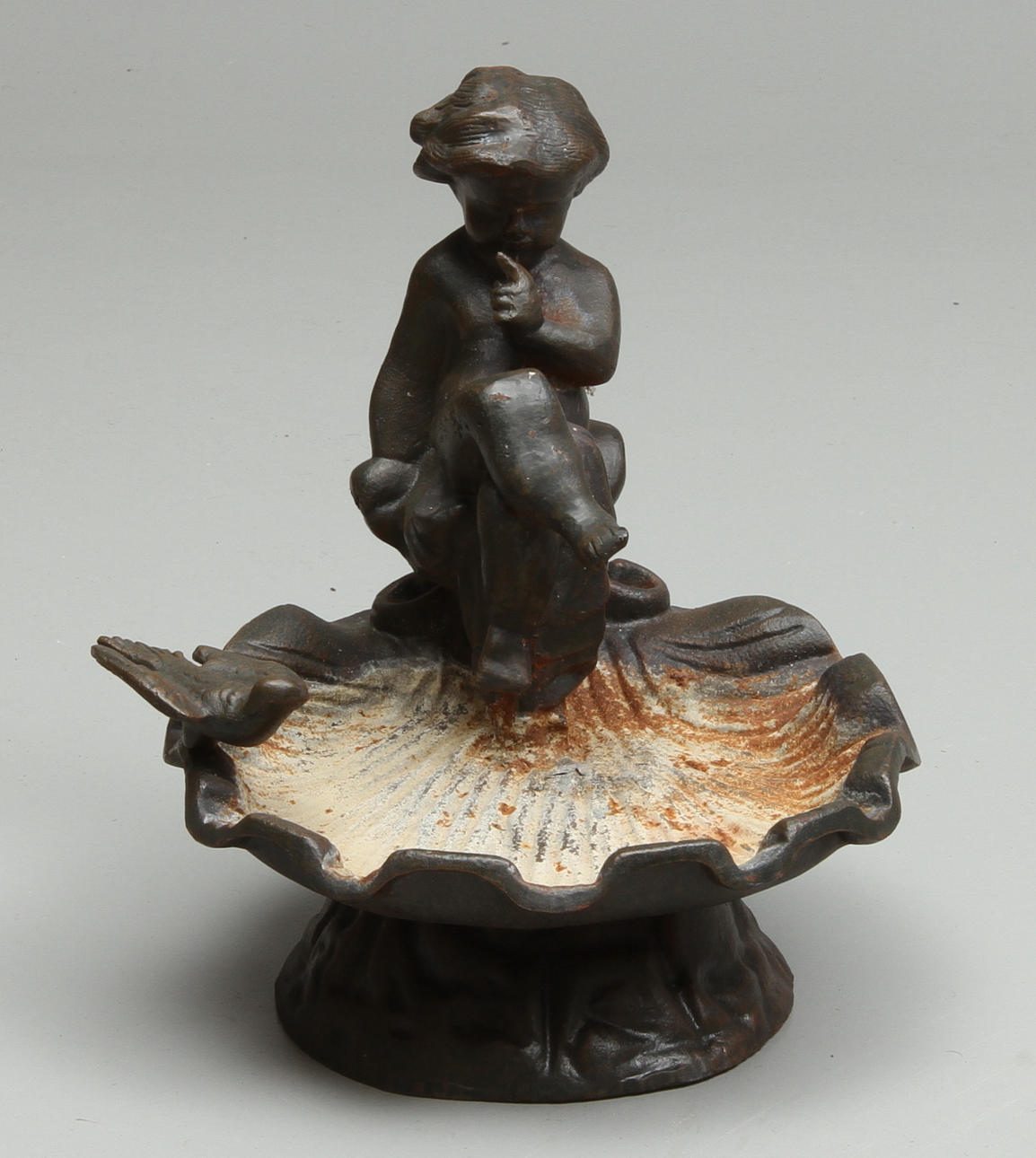 FÅGELBAD, gjutjärn, 1900-tal.