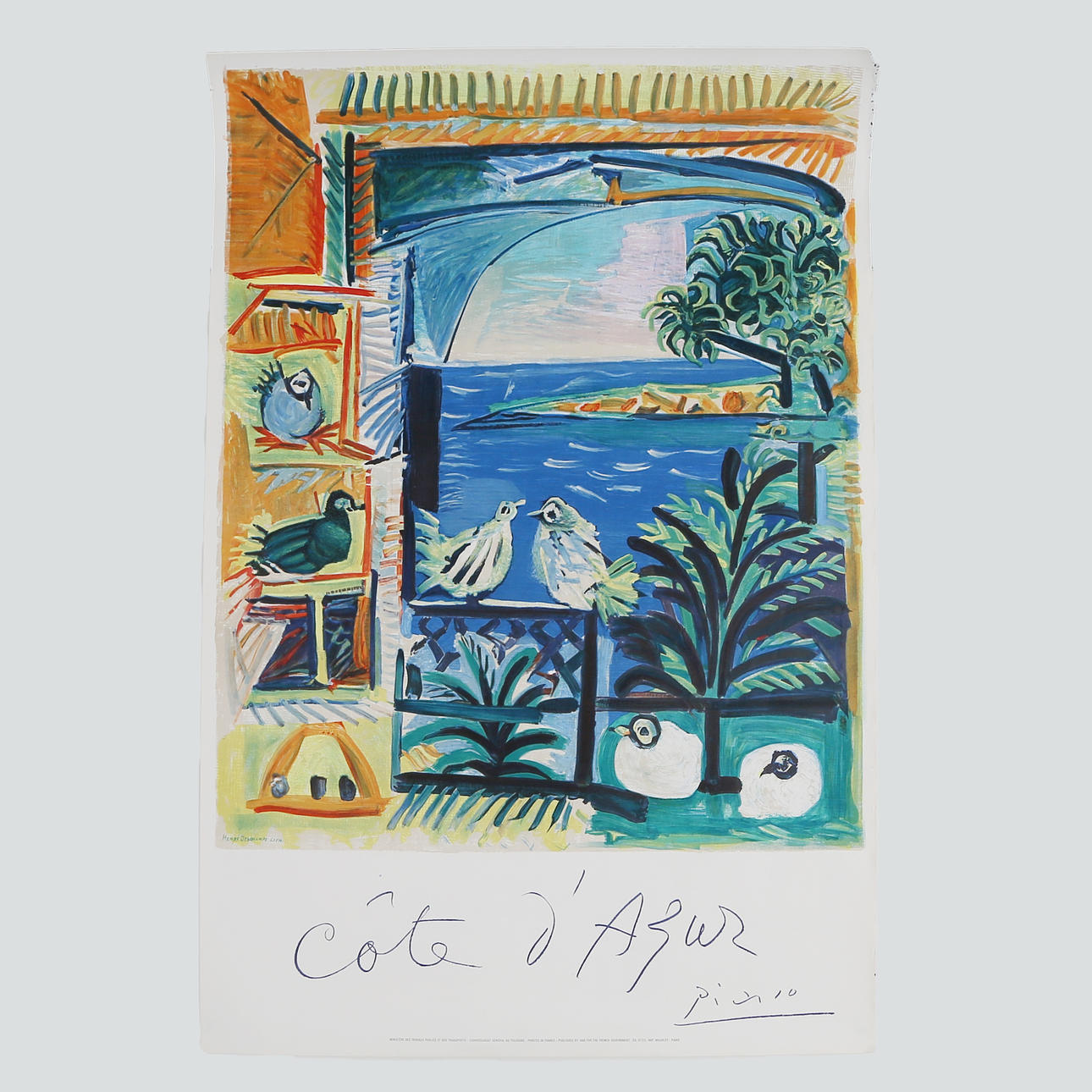 CARTEL, Picasso, hacia 1960.