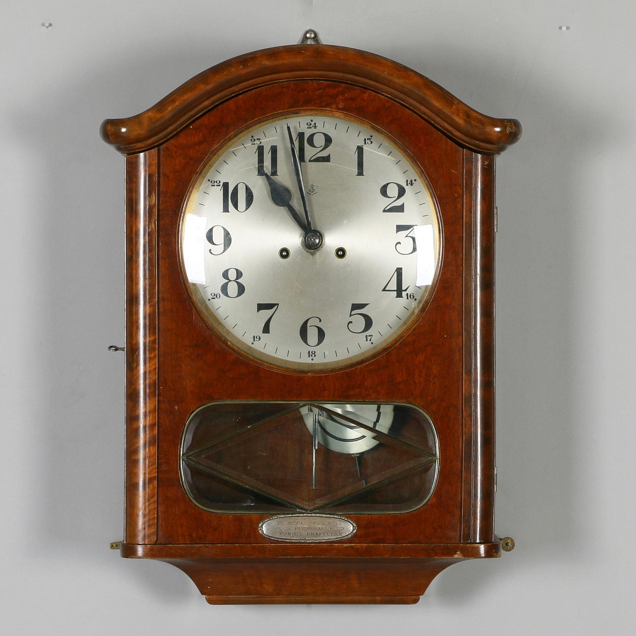 WALL PENDULUM, Gustav Becker, 1900s.