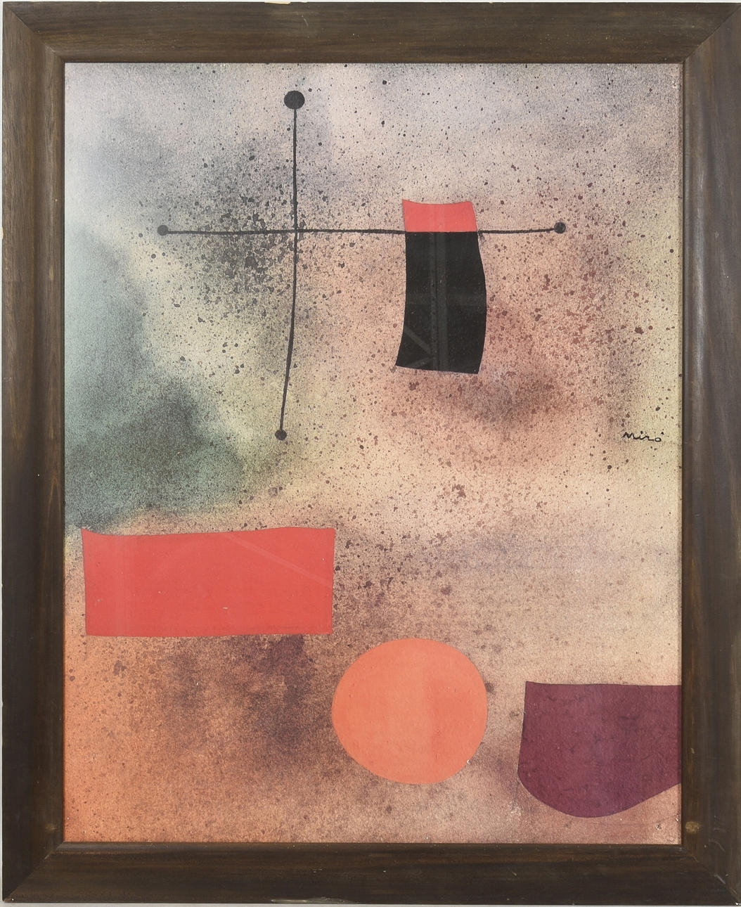 JOAN MIRÓ. EFTER. Offsettryck.