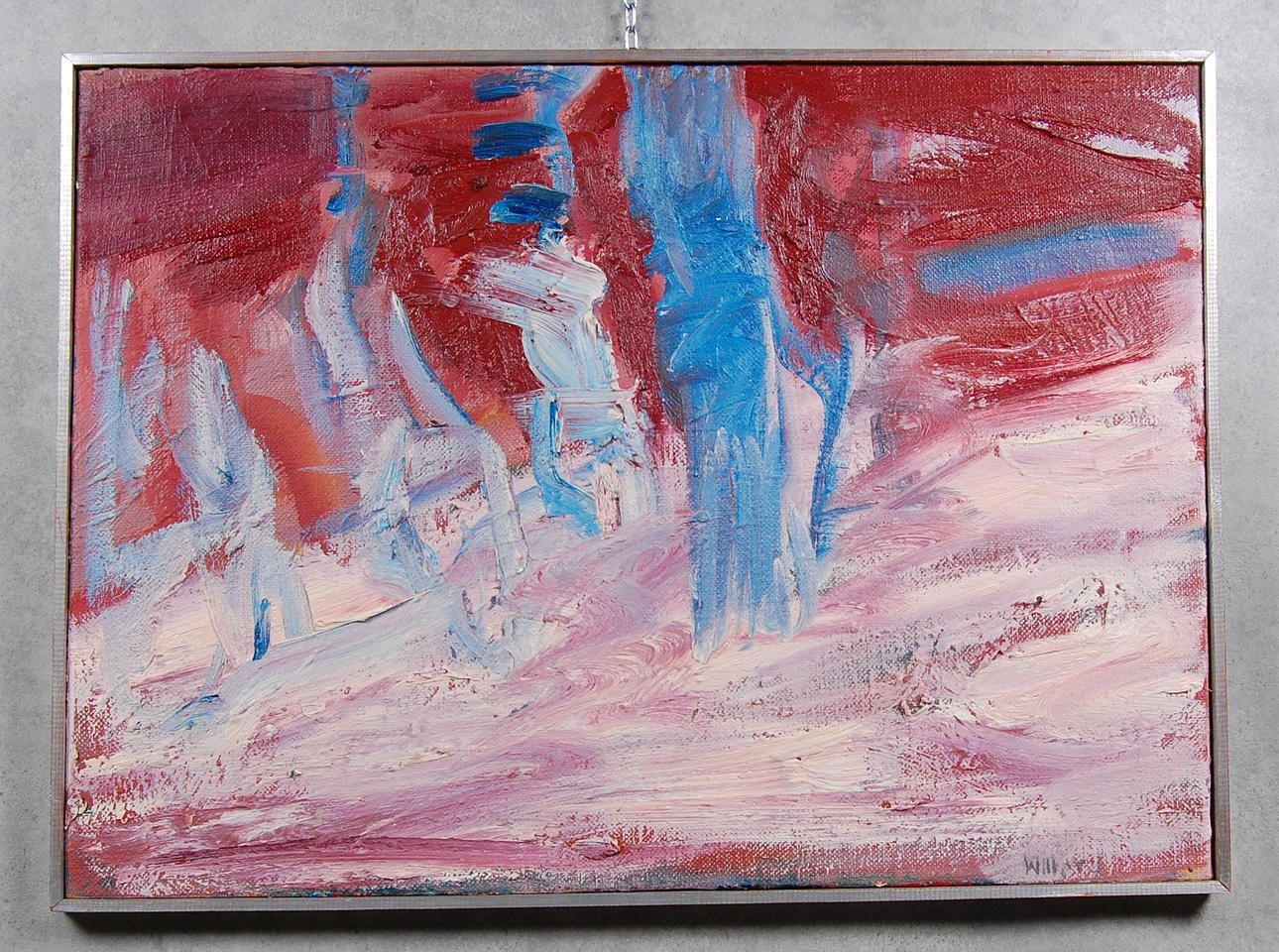 WILLARD LINDH. 1918-2007, olja på duk, signerad.