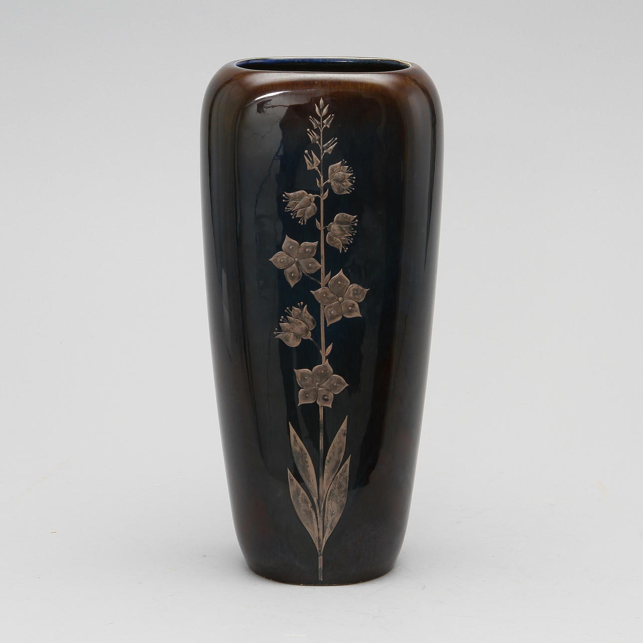 VAS "LAGUN", glaserat stengods. Sven Jonson, Gustavsberg.