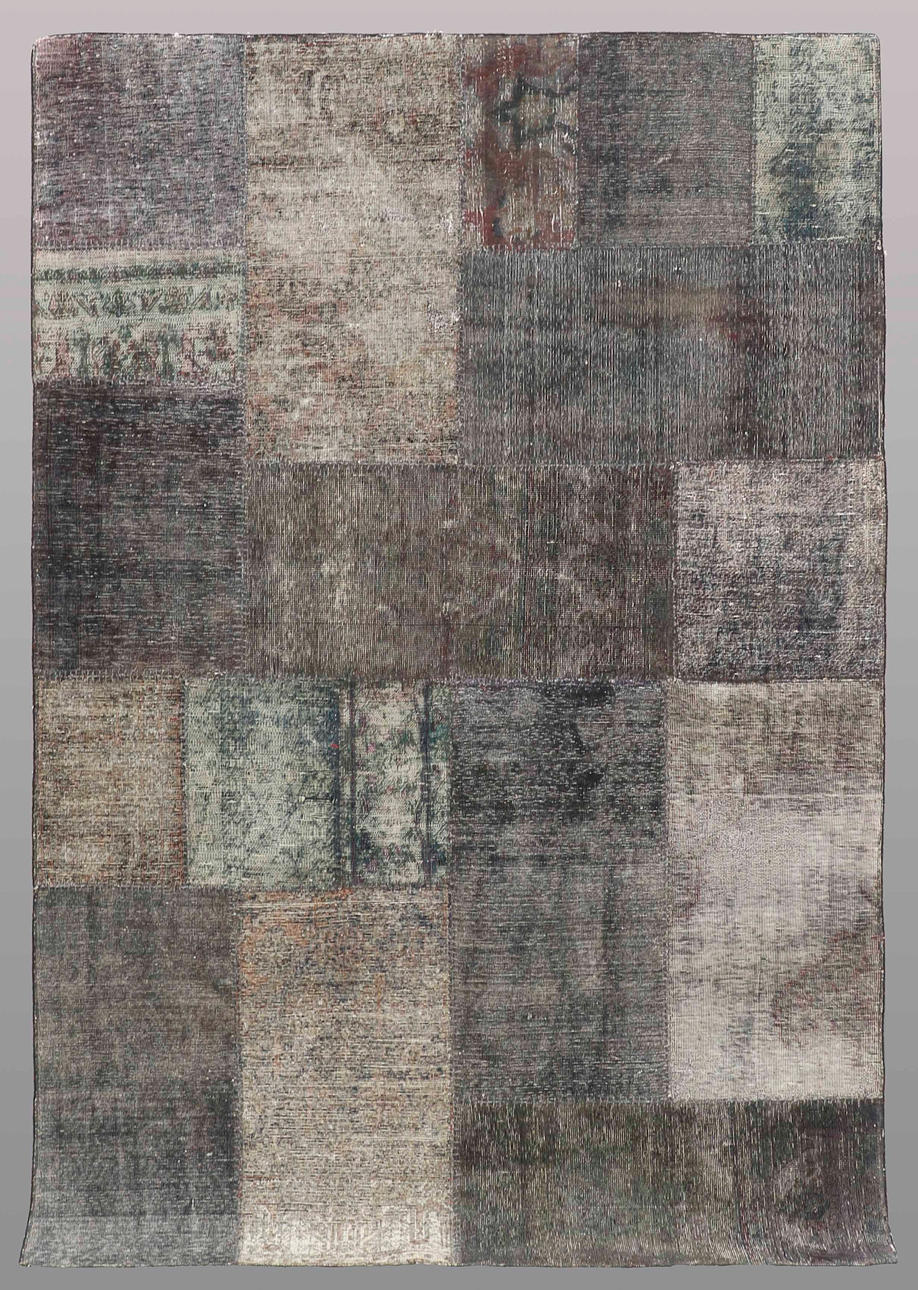 TEPPICH, Patchwork-Teppich Vintage. Etwa 252 x 166 cm.