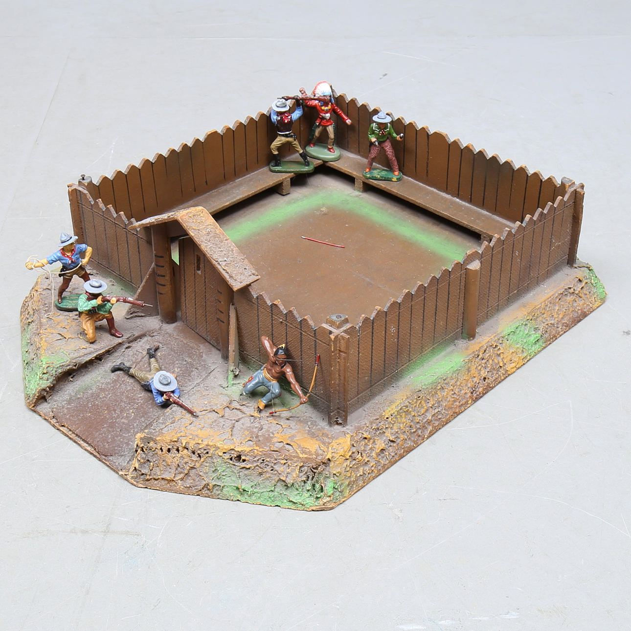 ELASTOLIN meist 7 Westernfiguren, FRÖHA fort.