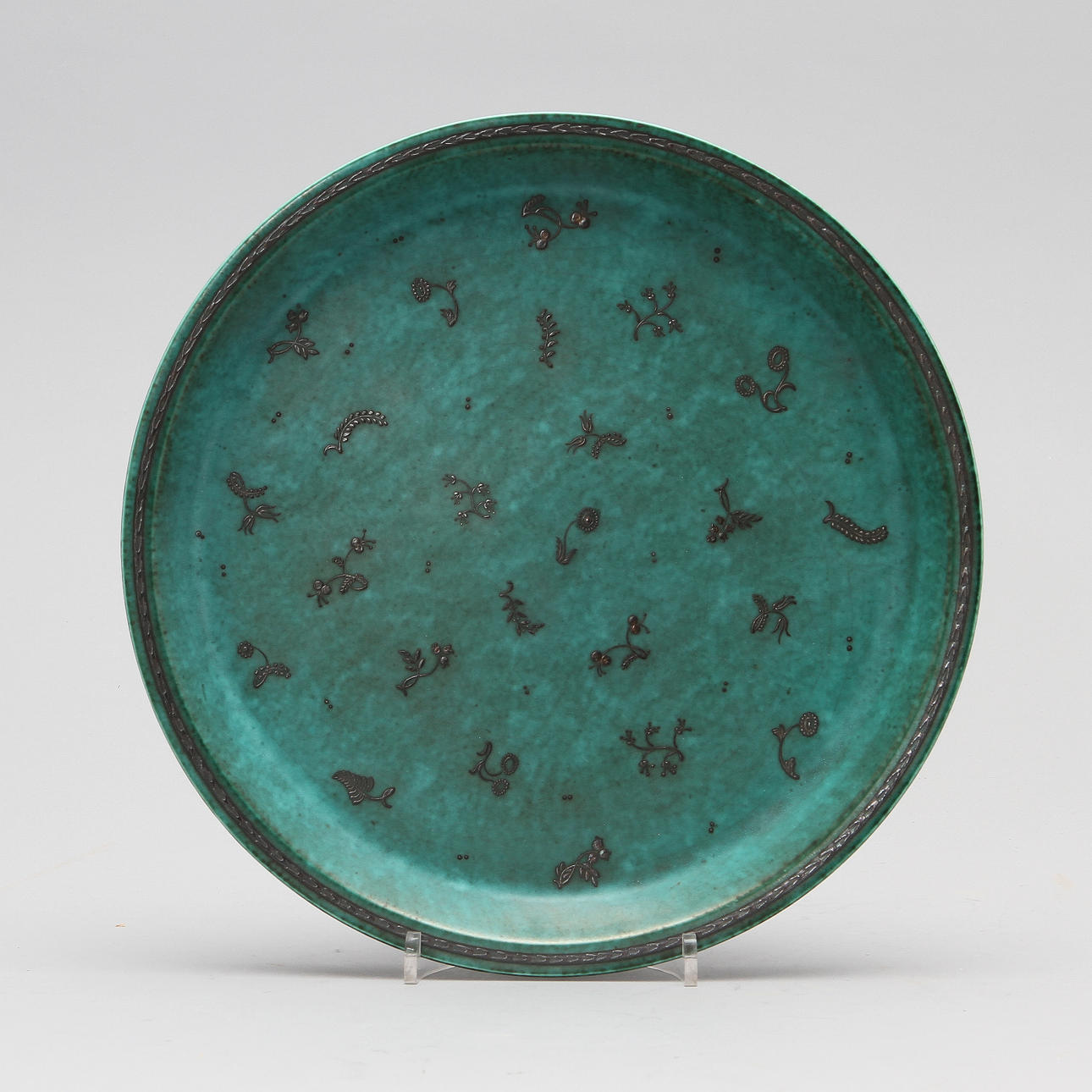 FAT "ARGENTA", glaserat stengods. Wilhelm Kåge, Gustavsberg.