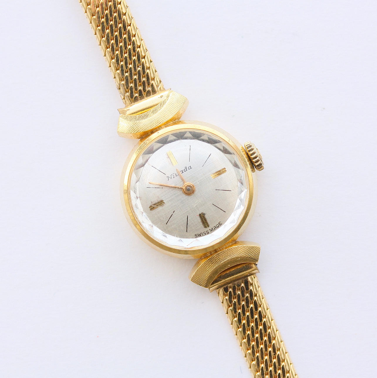 BRACELET WATCH, Nivada, gold 18K.