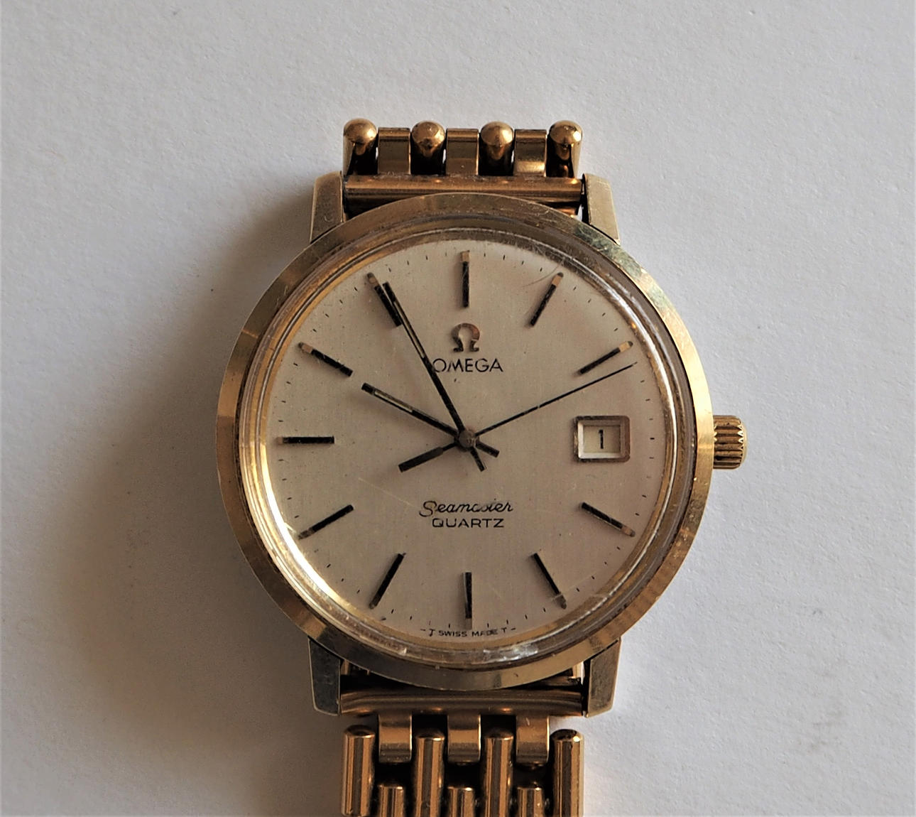 WRIST WATCH, Omega Seamaster, quarts.
