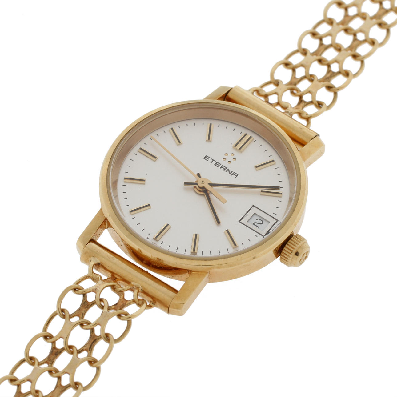 DAMARMBANDSUR, Eterna, 18k guld, 16,5 gram brutto.