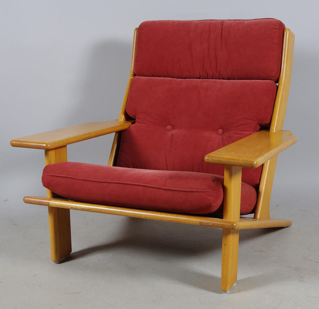 FÅTÖLJ, fur, 1960/70-tal.