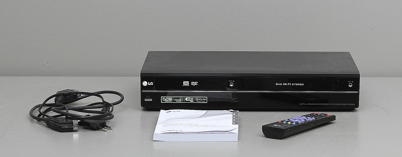 DVD/VHS-SPELARE, RCT699H, LG.