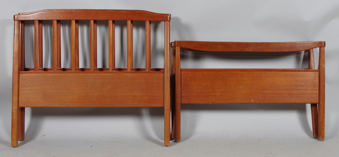 SÄNGGAVLAR, 2 par, teak, "Aveny", Carl Malmsten.