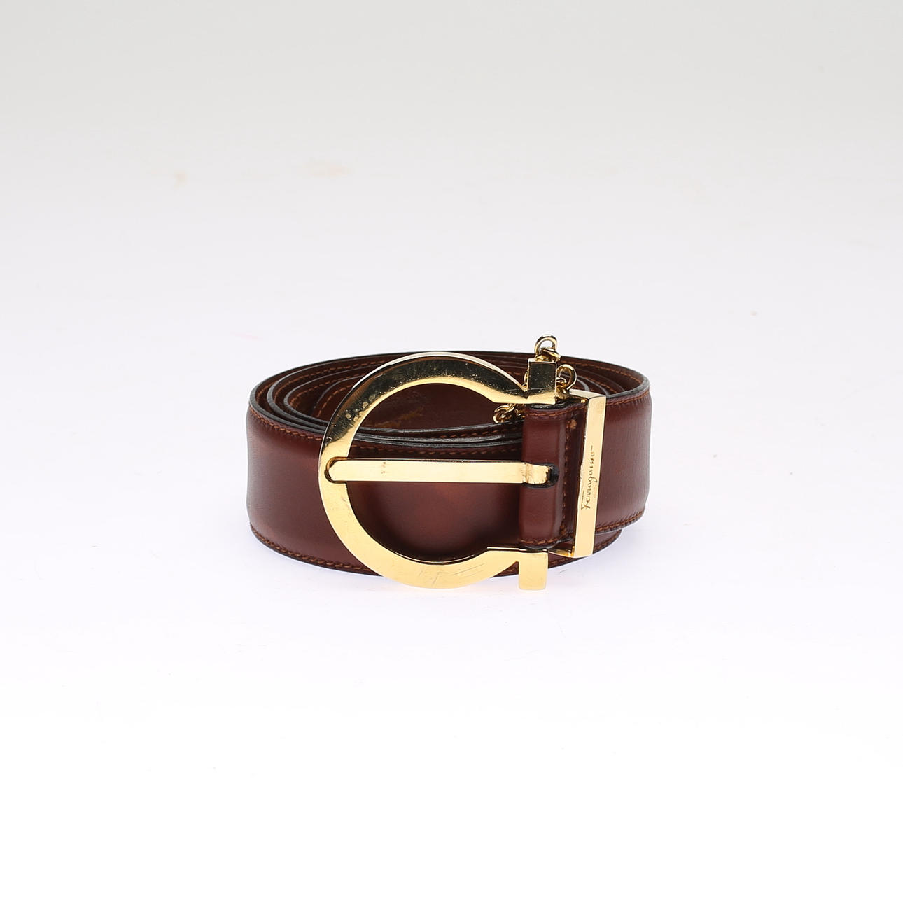 SALVATORE FERRAGAMO, bælte/ramme.