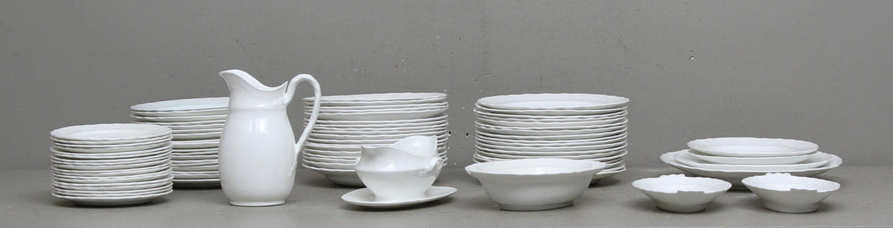 MATSERVIS, 80 delar, rokokostil, Gustavsberg, 1940-tal.