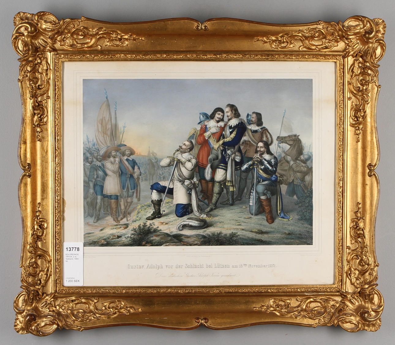 KOLORERADE TRYCK, 2 st, Tyskland, 1900-tal.