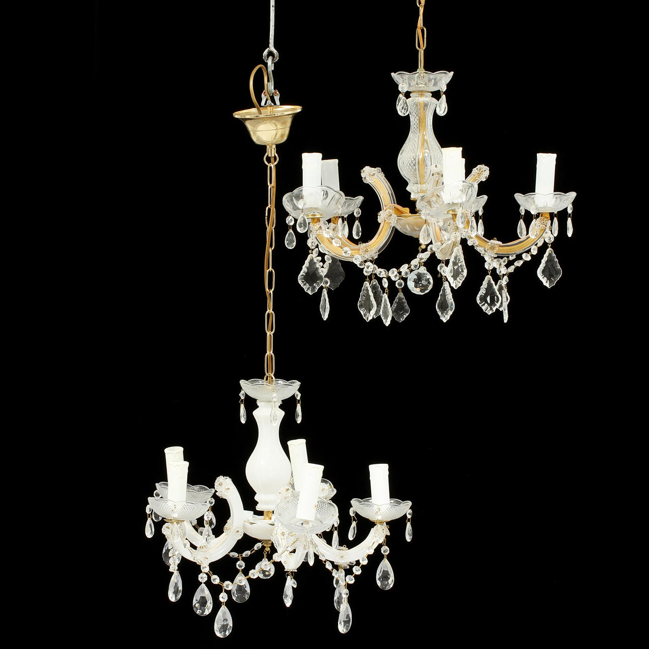 LJUSKRONOR, 2st, Maria Theresia-stil, 1900-tal.