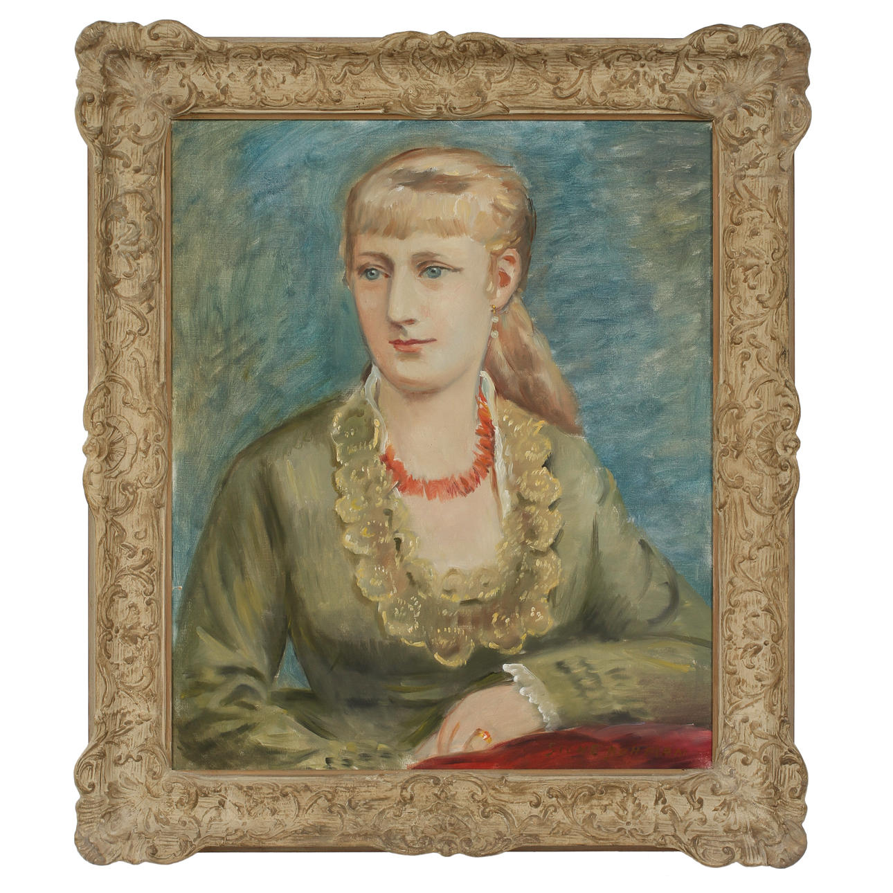 SIGNE BOHMAN, olja på duk, sign.