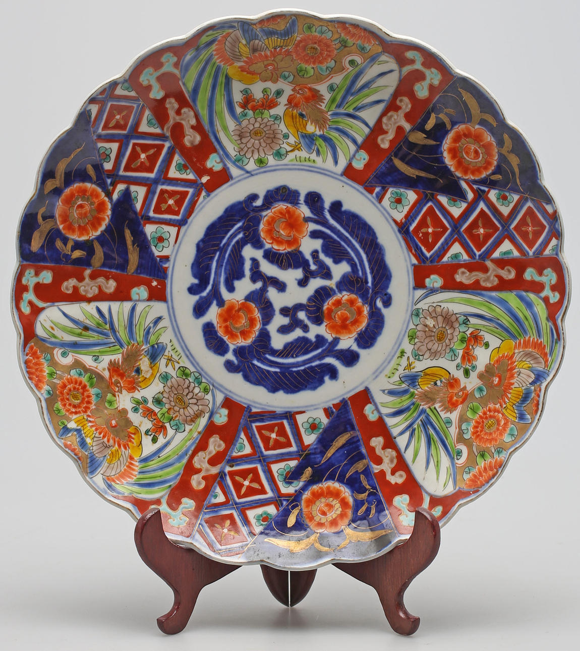 SKÅLFAT, porslin, Imari, troligen Japan.