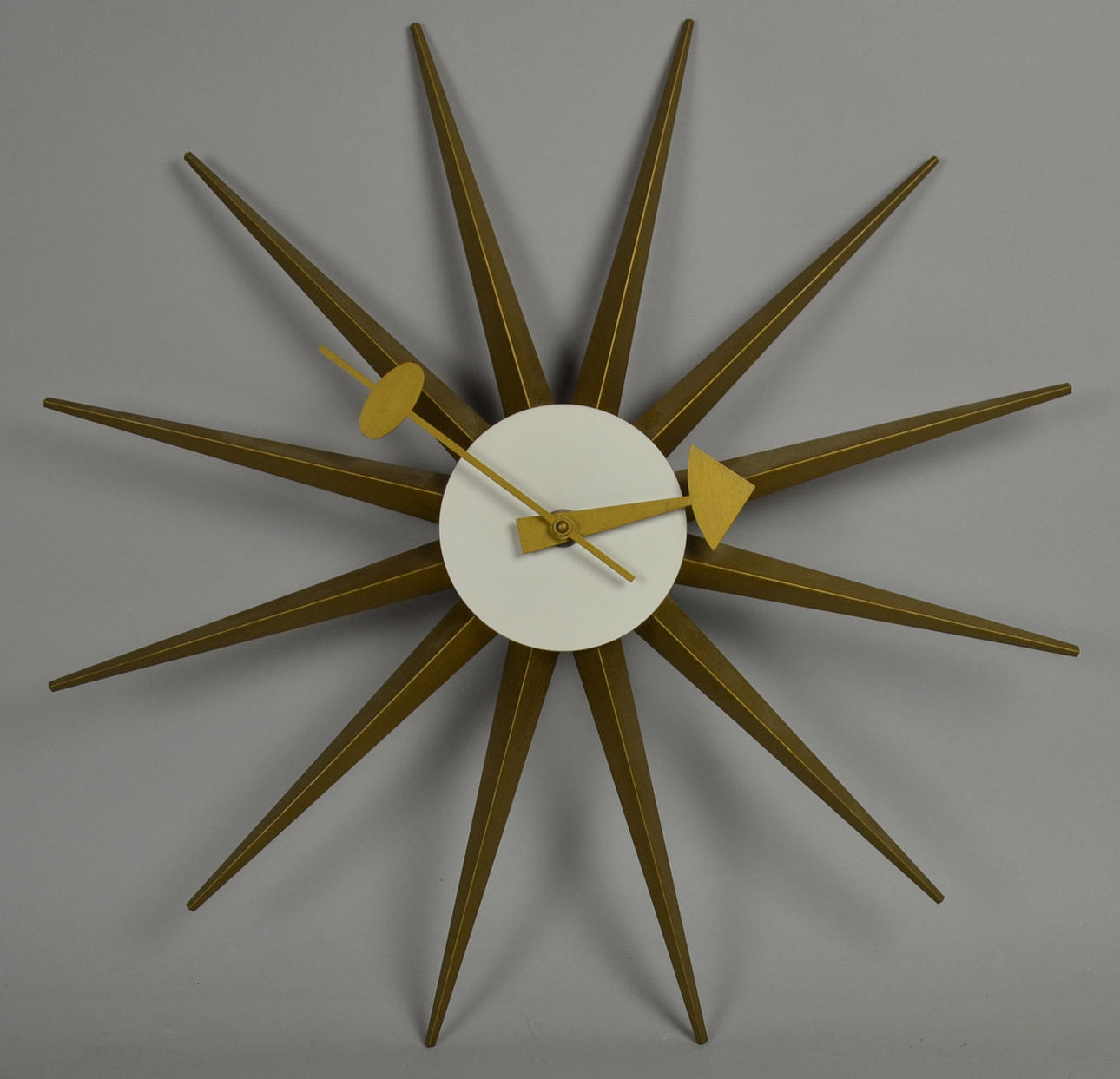 GEORGE NELSON. SUNBURST CLOCK HOWARD MILLER/FHLBAUM. Clocks & Watches ...