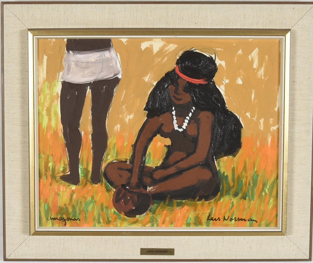 LARS NORRMAN. Olja på pannå.