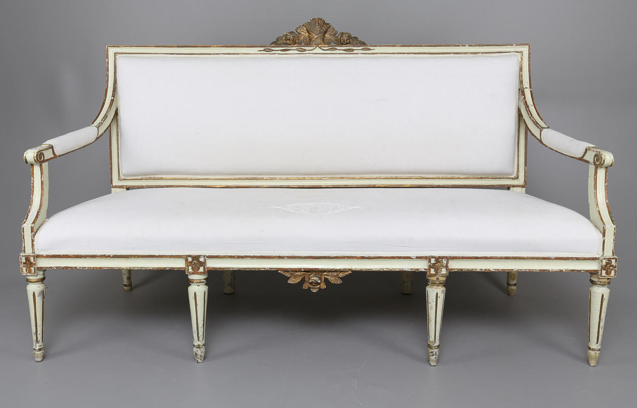 SOFFA, Gustaviansk 17/1800 tal, provinsarbete.