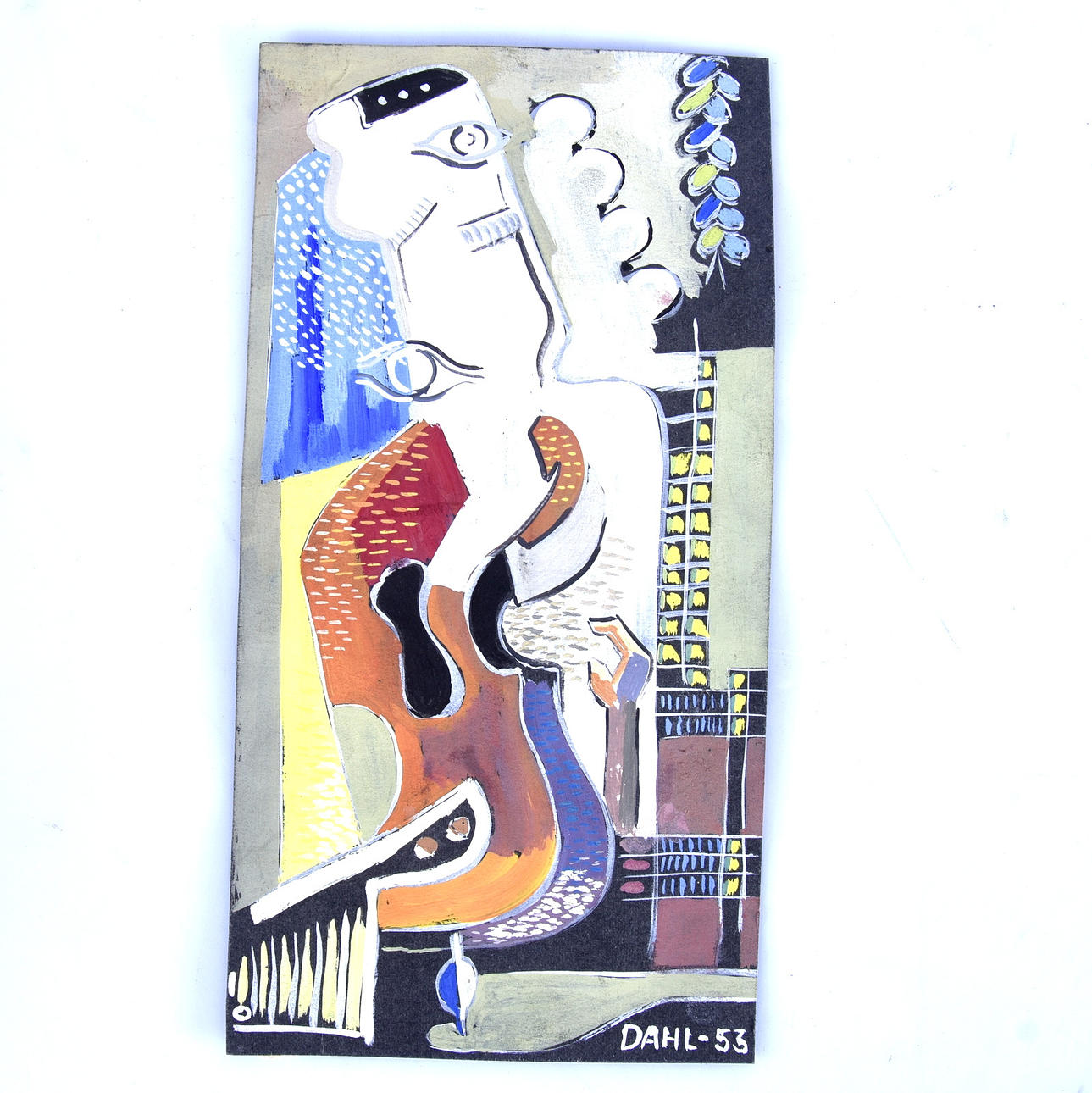 OIDENTIFIERAD KONSTNÄR. Gouache.