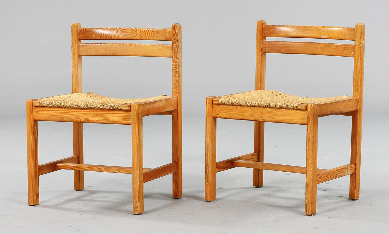 STOLAR, 2 st, "Asserbo", Börge Mogensen, Karl Anderson och söner.