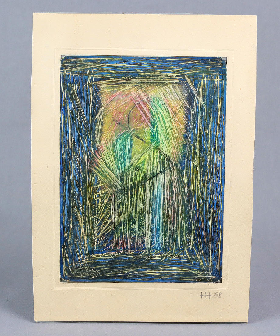 Dibujos abstractos con crayones de cera, HH 68.