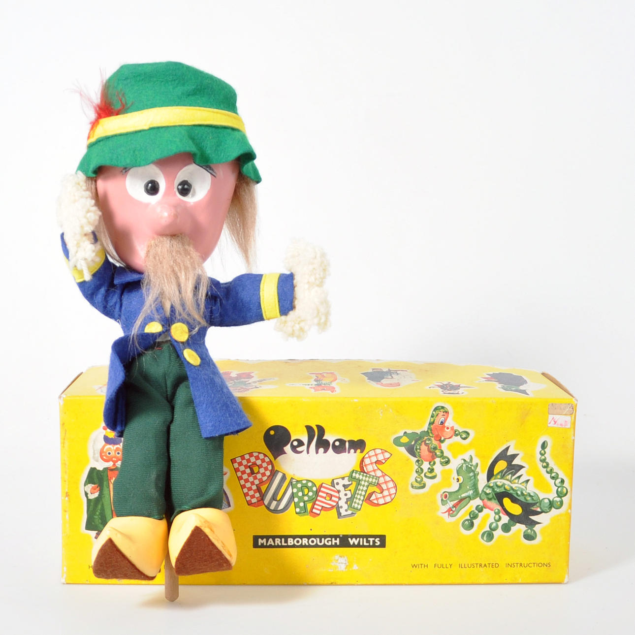 PELHAM DOLL MR RUSTY EARLY 60'S WITH ORIGINAL BOX.