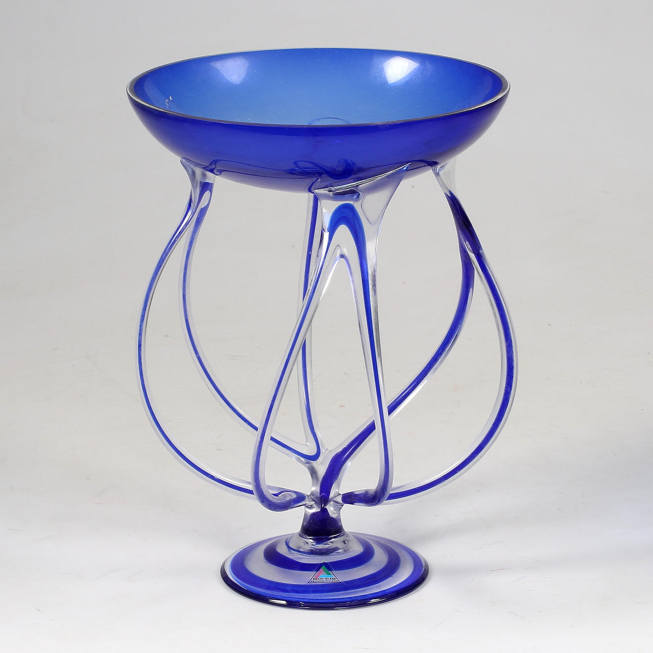 SKÅL, glas, Deco glas Krosno Poland.