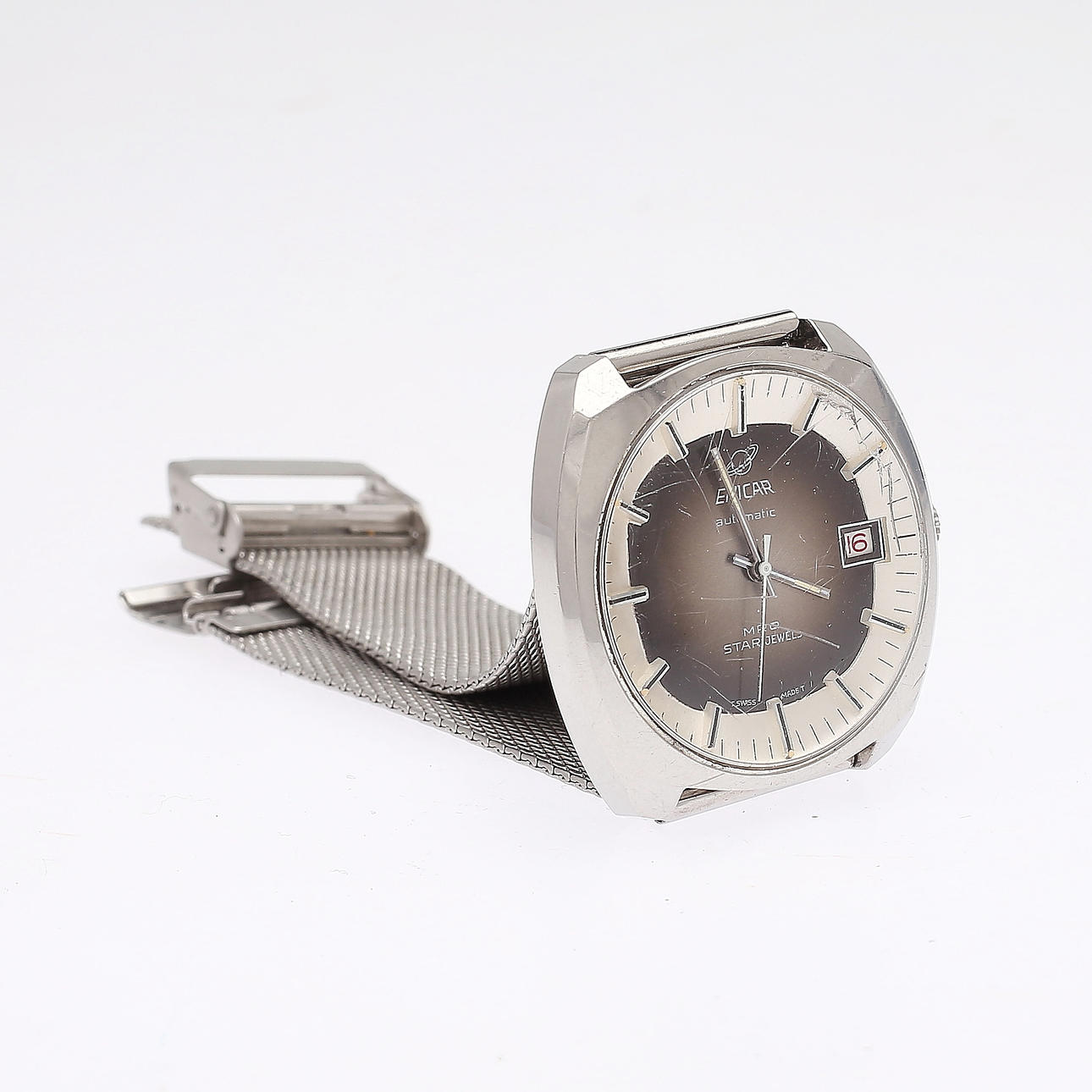 ARMBANDSUR, stål, Enicar MRO Star Jewels automatic.