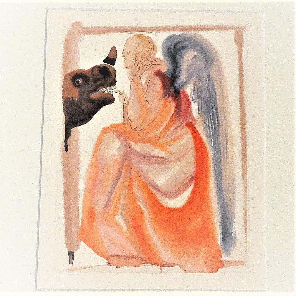 SALVADOR DALÍ. Farve træsnit, 1960.