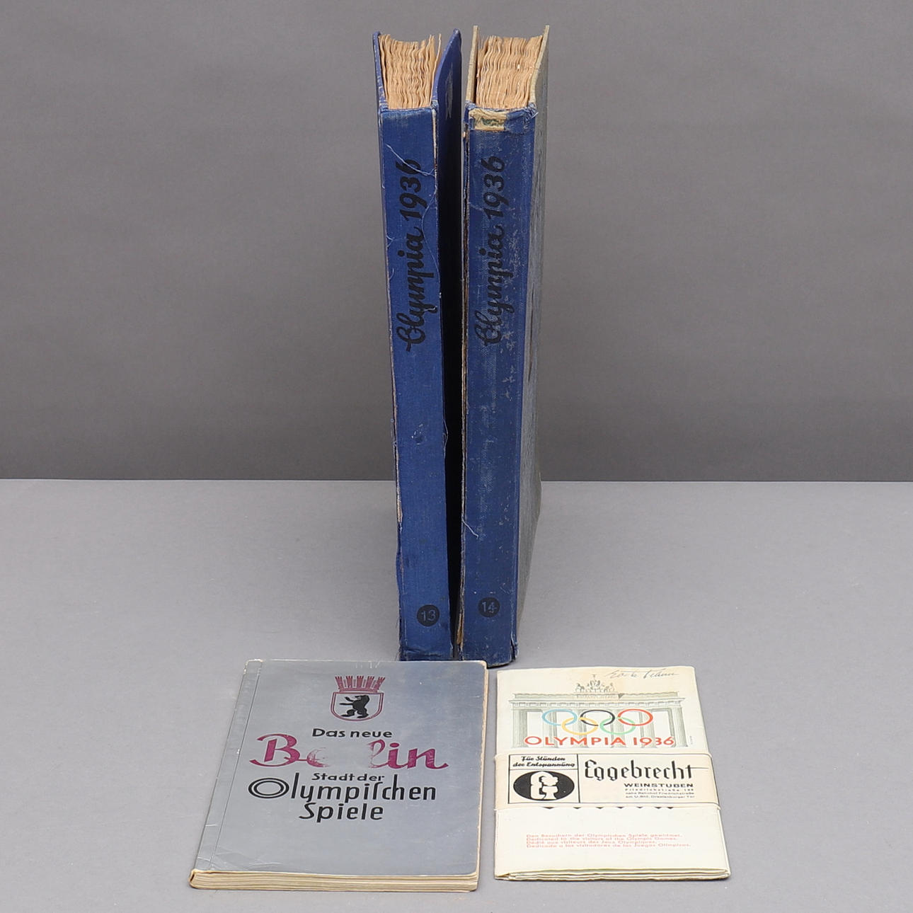BÜCHER & KARTEN, 3+1, Olympische Spiele 1936.