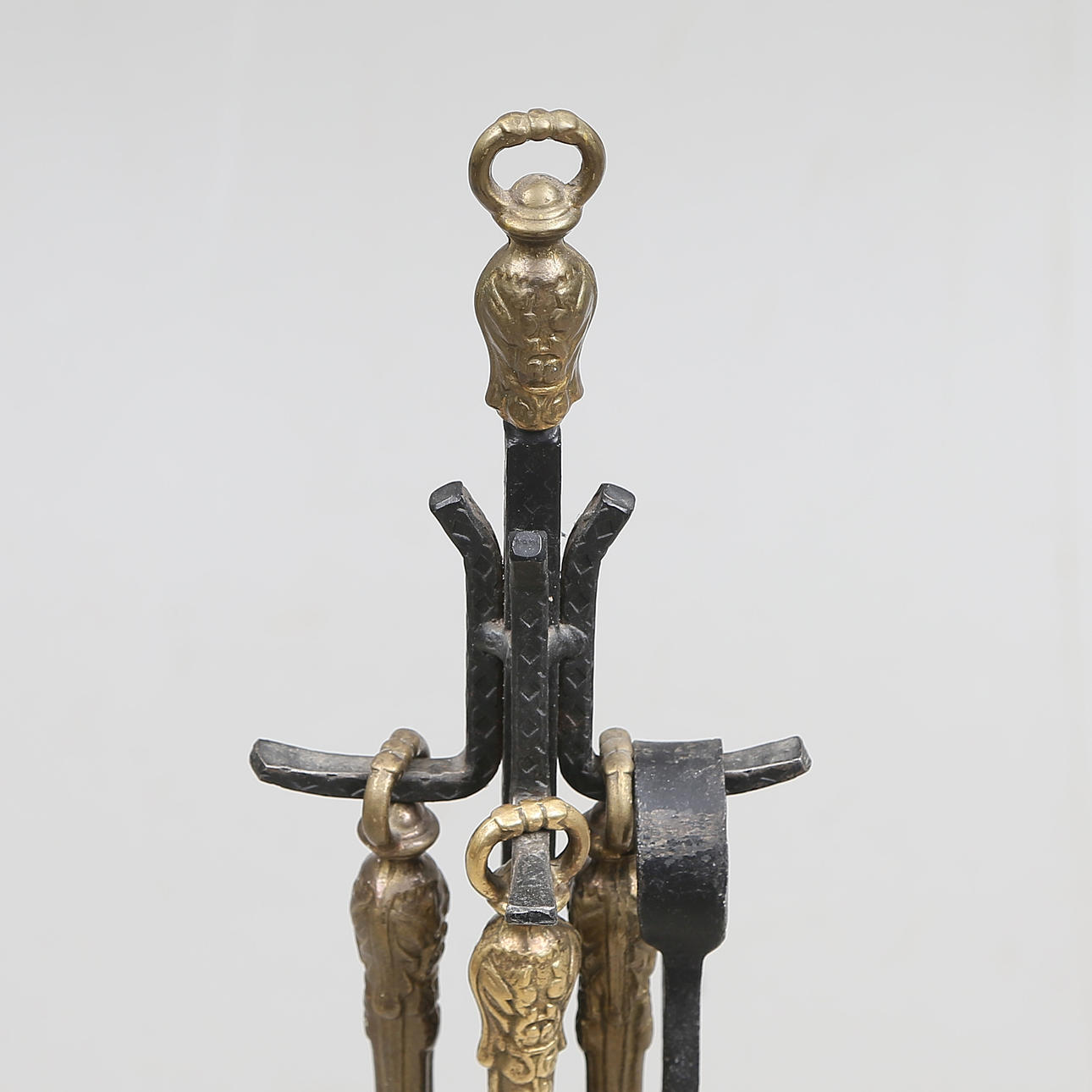 ELDSTADSSET, 5 delar, järn, 1900-tal.