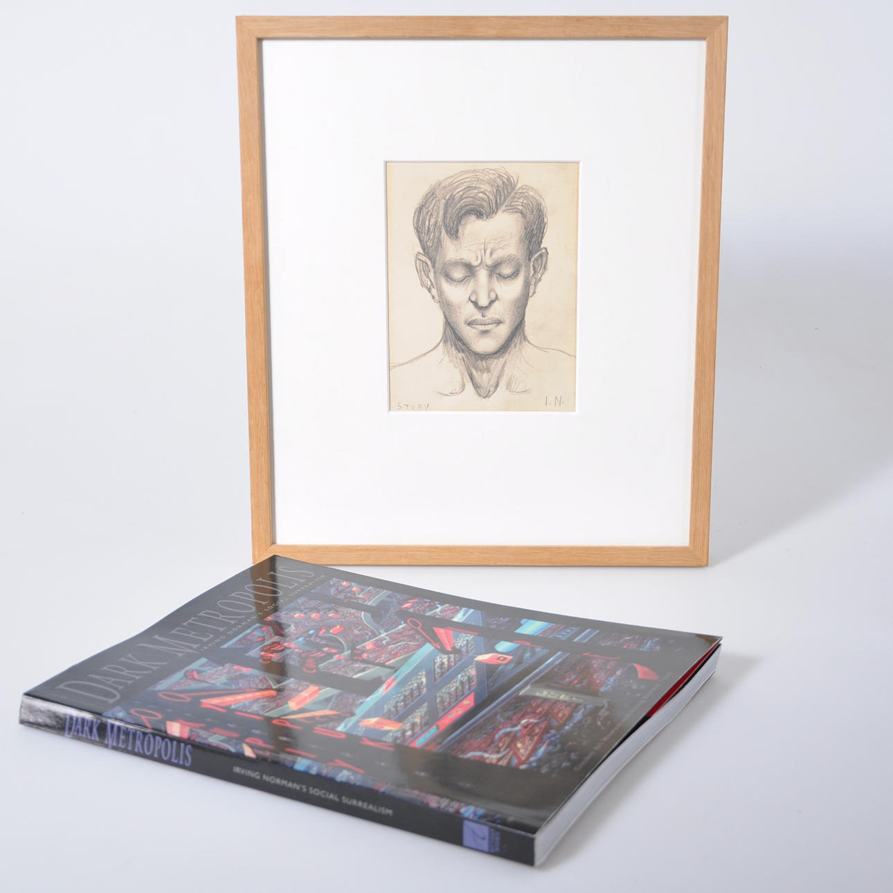 IRVING NORMAN. study in pencil.