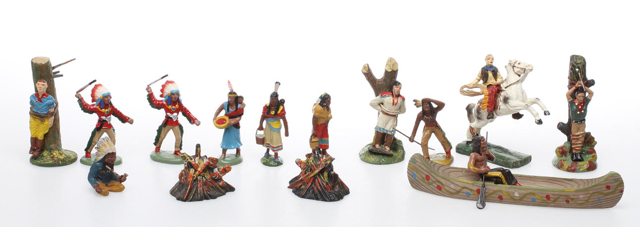 LEYLA, TIPPLE-TOPPLE, FRÖHA med flera 14 WESTERNFIGURER.