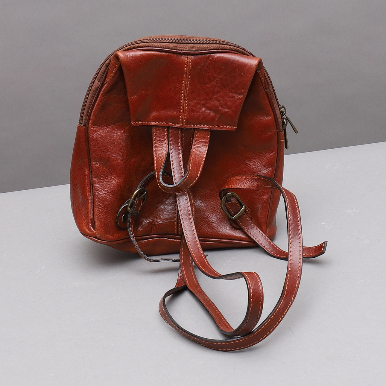 TASCHE, Leder, Merete Fonnesberg, Italien.