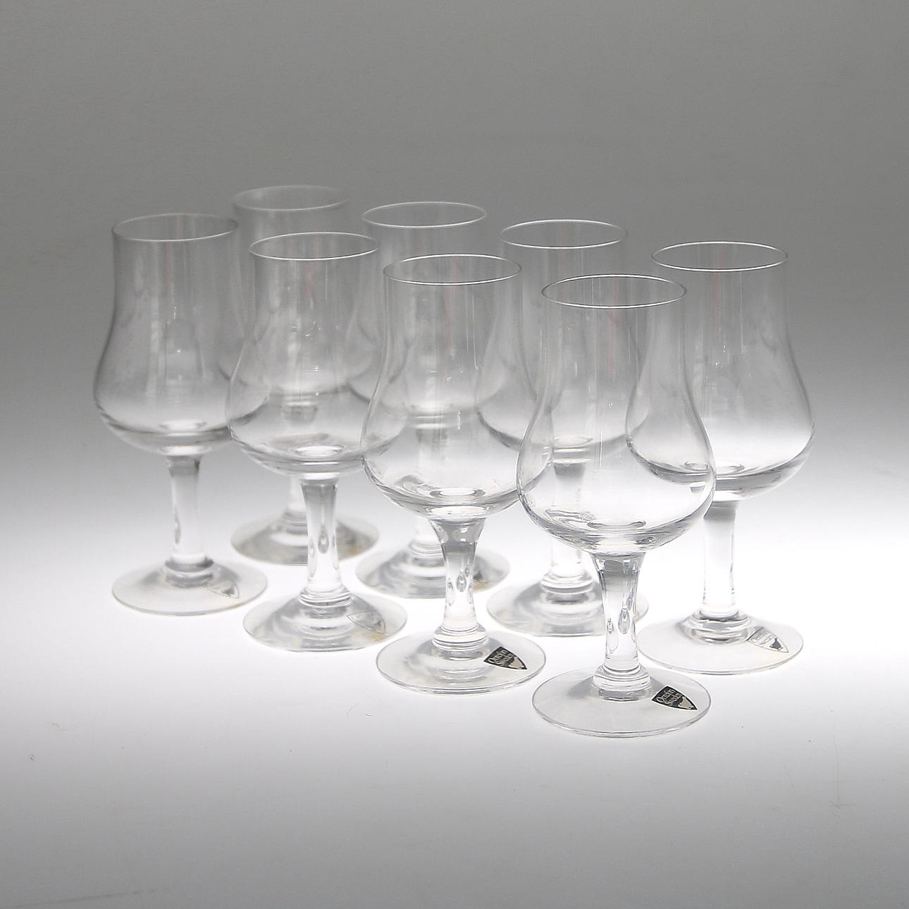 GLAS, 8 st, "Elixir", Sherry, Orrefors.