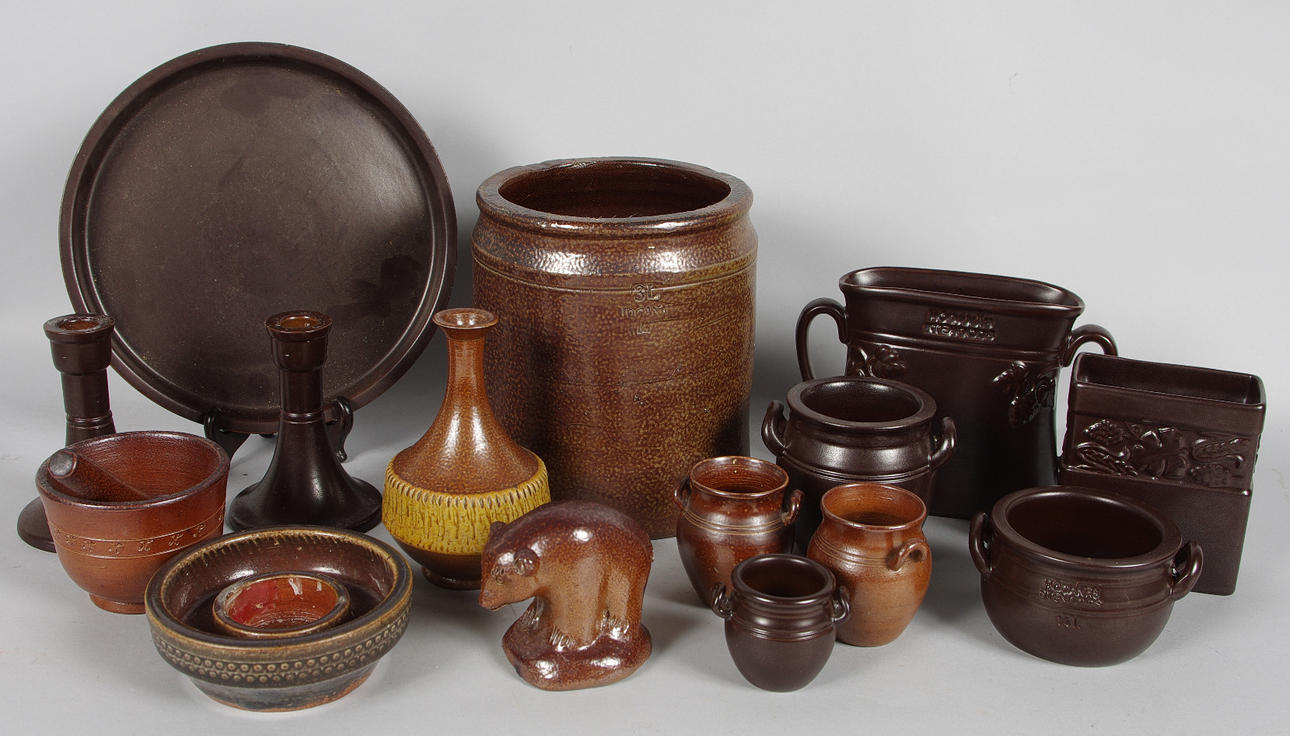 KRUS, LJUSSTAKAR M.M., keramik, Höganäs.