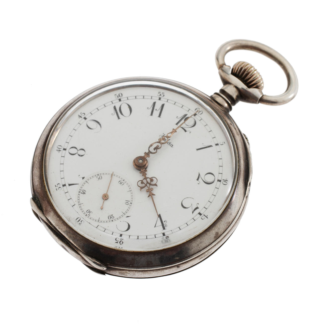 FICKUR, Halda, silver, 1800/1900-tal.