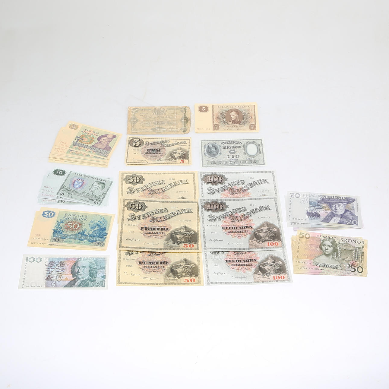 INDSAMLING SEDLER, 42, 1900-tallet.